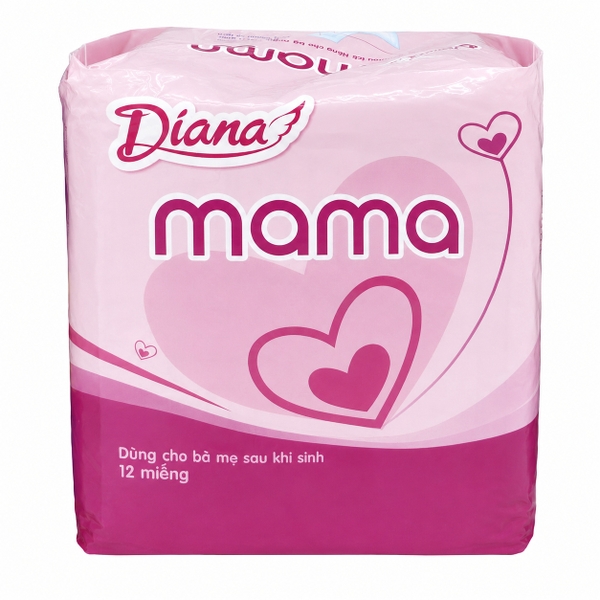 Băng Vệ Sinh Diana Mama (12 Miếng * 48 Gói)