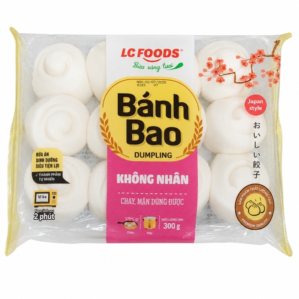 Bánh Bao Không Nhân (300G*10 Gói)