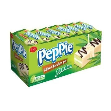 Bánh Bông Lan Peppie Vị Lá Dứa ( 360G*12 Khay)