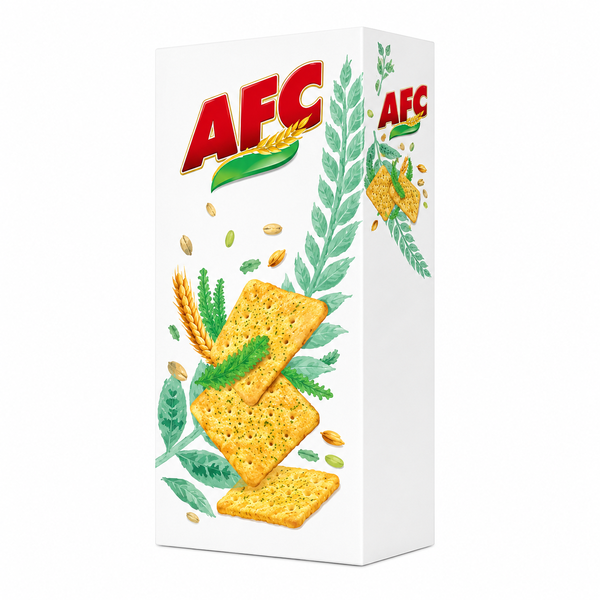Bánh Cracker AFC Dinh Dưỡng Vị Tảo Biển (215.6G * 16 Hộp)