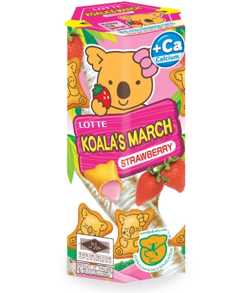 Bánh gấu Koala Kem Dâu (37G*48 hộp)