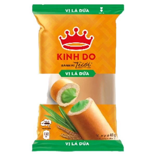 Bánh Mì Tươi Lá Dứa (40G * 90 Gói)