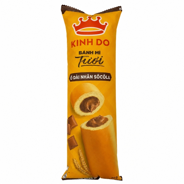 Bánh Mì Tươi Ổ Dài Nhân Cà Phê (80G * 50 Gói)