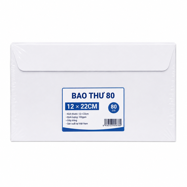 Bao Thư 80 (12 × 22CM)
