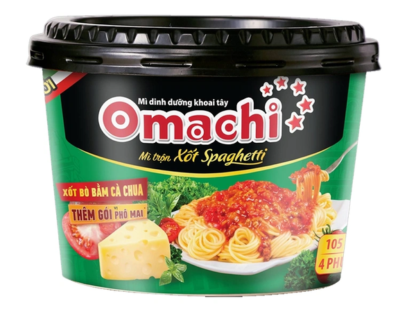 Mì Trộn Omachi Xốt Spaghetti 105g