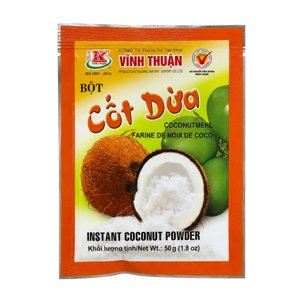Bột Cốt Dừa Đỏ (50G * 100 Gói)