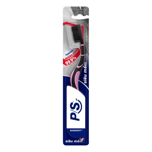 P/S Bàn Chải Đánh Răng Than Bạc (12 Cây * 6 Vỉ)
