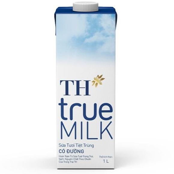 Sữa Tươi Tiệt Trùng Có Đường TH True Milk (1L*12 hộp)