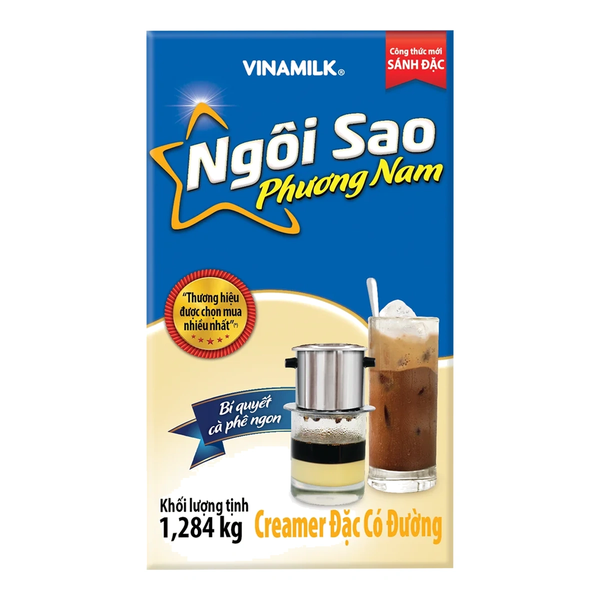 Creamer Đặc Có Đường Ngôi Sao Phương Nam Xanh Biển (1284G*12 hộp)