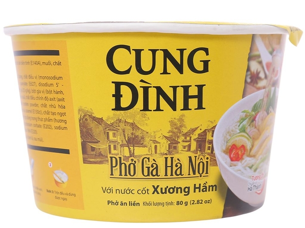 Cung Đình Phở Gà 12 Thố Tròn (73G*12 Thố)