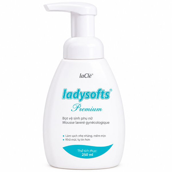 Bọt Vệ Sinh Phụ Nữ Ladysofts Premium Xanh 250ml