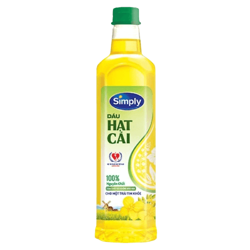 Dầu Hạt Cải Simply (1L*12 Chai)