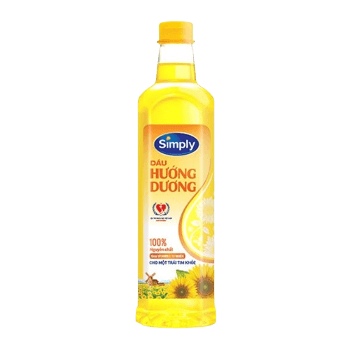 Dầu Hướng Dương Simply (1L*12 Chai)