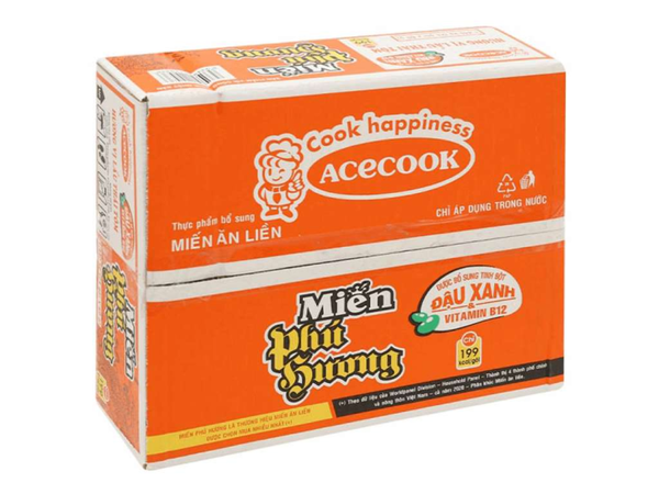 Miến Phú Hương Hương Vị Lẩu Thái Tôm (55G*24 Gói)