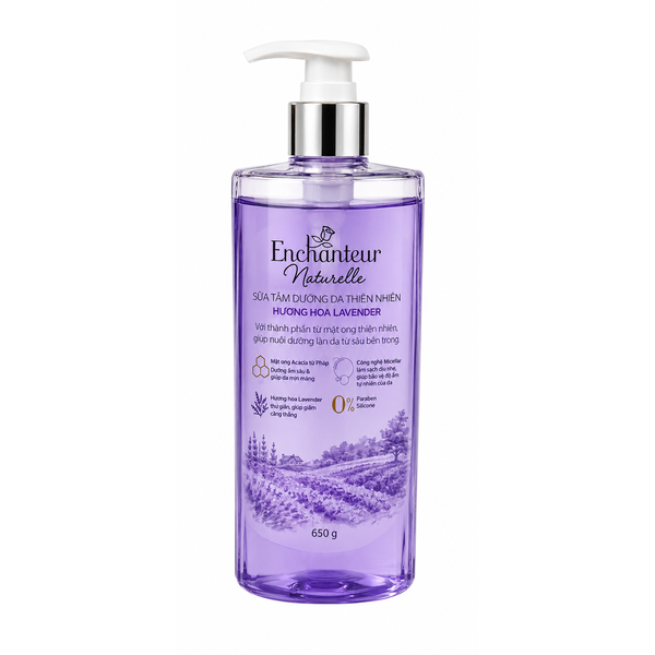 Enchanteur Sữa Tắm Thiên Nhiên Lavender +200G Túi (510G * 12 Bộ)