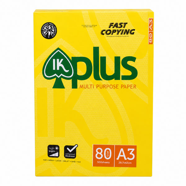 Giấy IK Plus 80 A3 (500 tờ * 5 ream)