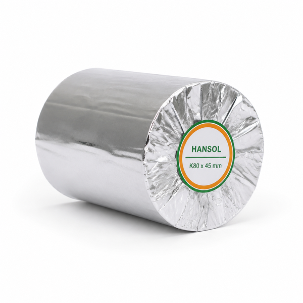 Giấy Nhiệt Hansol (K80x45mm * 100 cuộn)