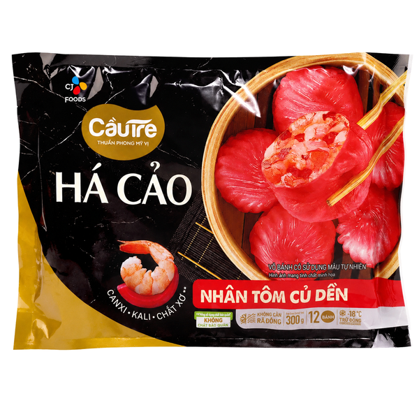 Há Cảo Nhân Tôm Củ Dền Cầu Tre (300G * 30 Gói)