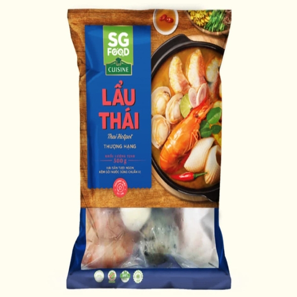 Hải Sản Làm Lẩu Thái (500G*10 khay)