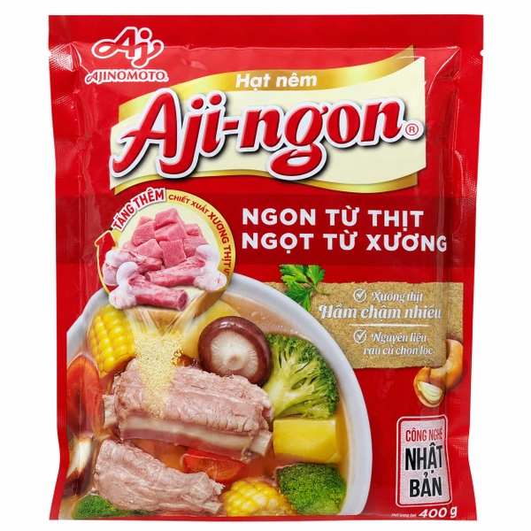 Hạt Nêm Heo Aji-ngon (400G * 24 Gói)