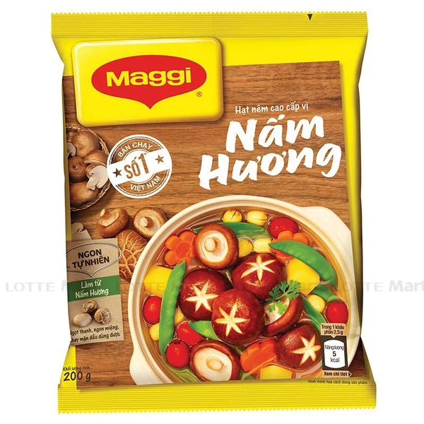 Hạt Nêm Maggi Nấm Hương Mới (200G*36 Gói)