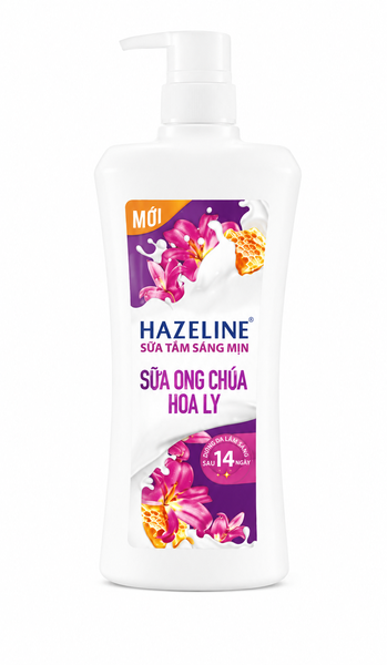 Hazeline Sữa Tắm Sáng Mịn Sữa Ong Chúa Hoa Ly (670G*8 Chai)