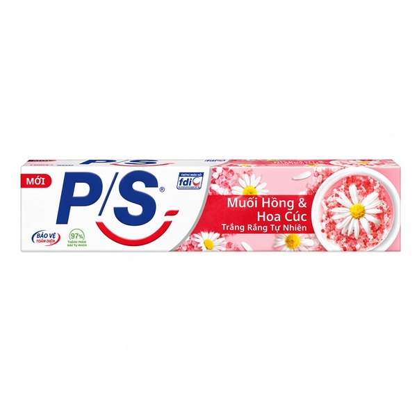 P/S Kem Đánh Răng Muối Hồng & Hoa Cúc (180G*36 ống)