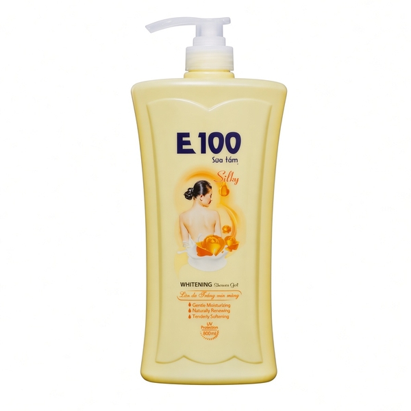Sữa Tắm E100 Hoa Hồng Vàng (800Ml*12 chai)