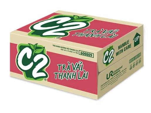 Trà C2 Hương Vải Thanh Lài (455ML*24 chai)