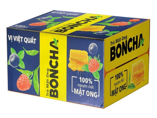 Trà Boncha Mật Ong Vị Việt Quất (450Ml * 24 Chai)