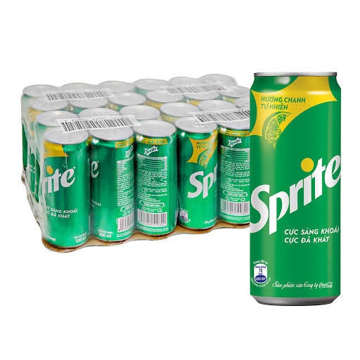 Đồ Uống Sprite Hương Chanh Tự Nhiên (320Ml * 24 Lon)