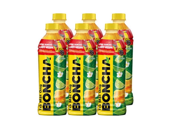Trà Boncha Mật Ong Vị Chanh (450Ml * 24 Chai)