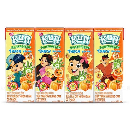 Sữa Trái Cây Kun Hương Cam 110ML