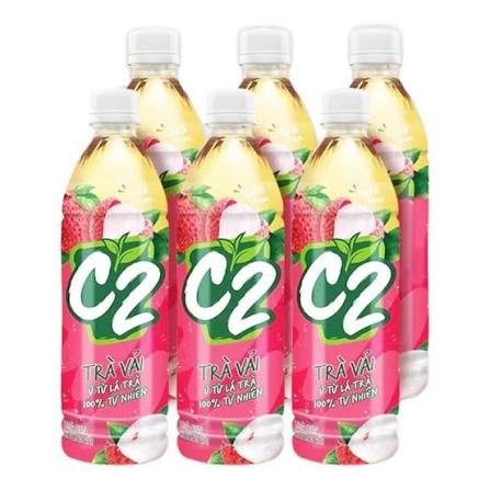 Trà C2 Hương Vải Thanh Lài (455ML*24 chai)
