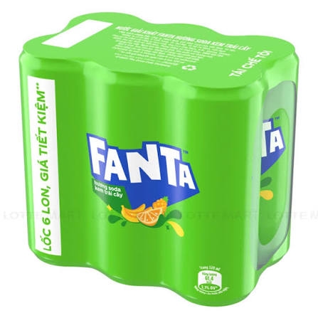 Đồ Uống Fanta Hương Soda Kem Trái Cây (320Ml *24 Lon)
