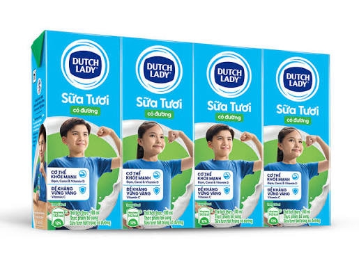 Sữa Tiệt Trùng Dutch Lady Có Đường (180Ml*48 Hộp)