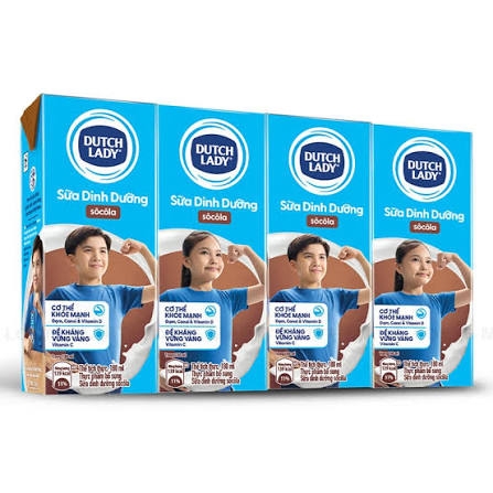 Sữa Tiệt Trùng Dutch Lady Hương Socola (180Ml*48 Hộp)