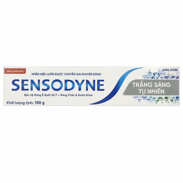 Kem Đánh Răng Sensodyne Trắng Sáng (100G*48 tuýp)