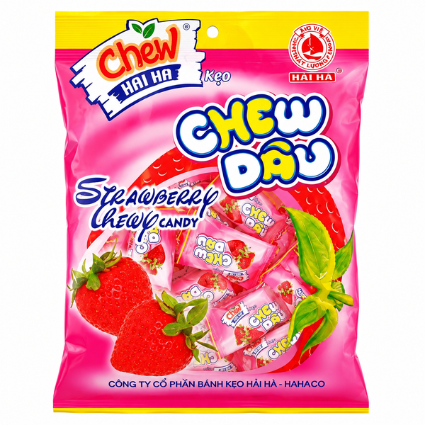 Kẹo Mềm Chew Hương Dâu Dạng Gói (90G* 60 Gói)