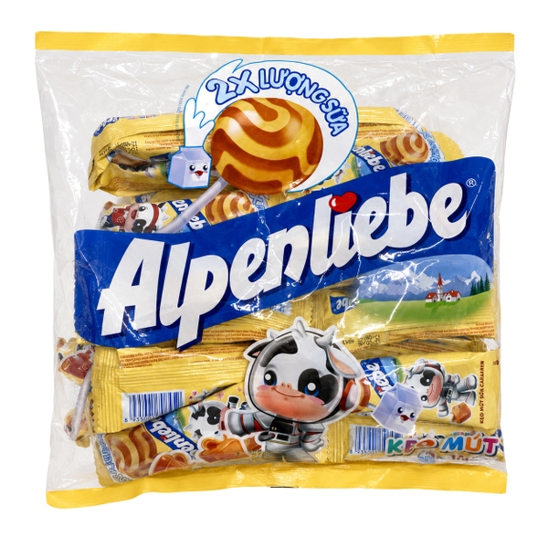 Kẹo mút Alpenliebe Sữa Caramen (360G* 20 túi )