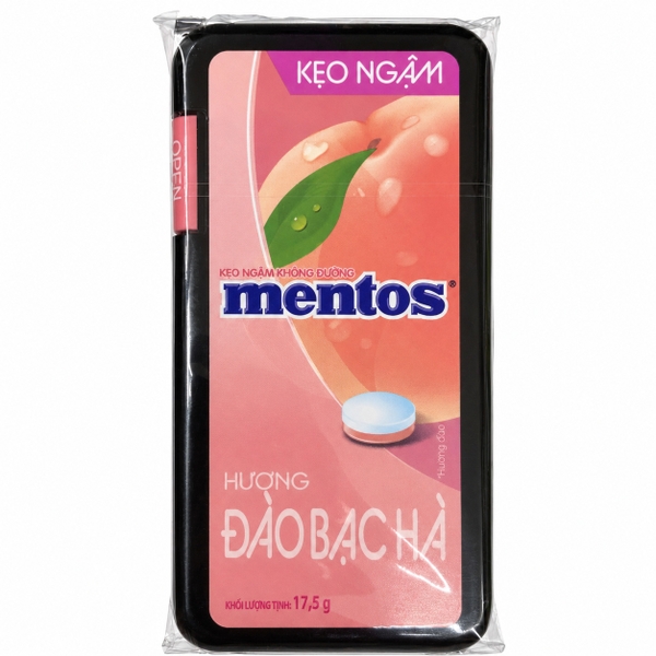 Kẹo Ngậm Mentos Hương Đào (17.5G * 144 Hộp)