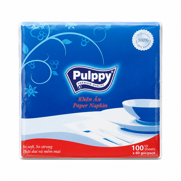 Khăn Giấy Pulppy (100 Tờ * 60 Gói)