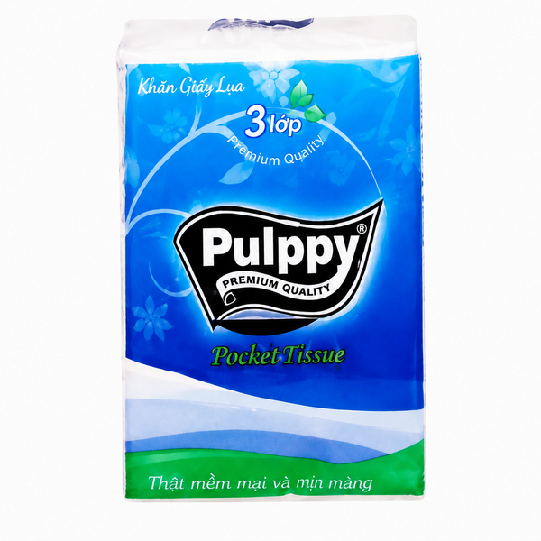 Khăn Giấy Bỏ Túi Pulppy Compact (Combo 6 Gói)