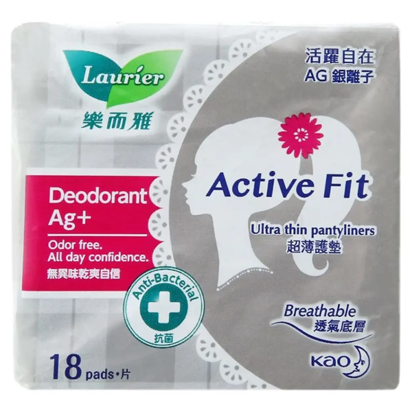 Laurier Active Fit Phân Tử Bạc (18 Miếng*1 gói)