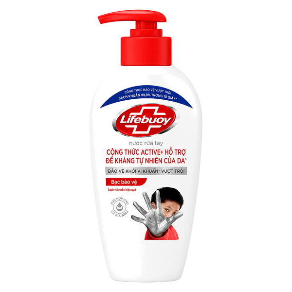 LIFEBUOY nước rửa tay bạc bảo vệ 180g/36 chai