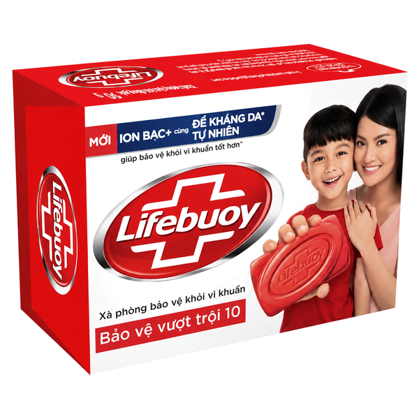 Lifebuoy Xà Bông Cục Bảo Vệ Vượt Trội (90G * 72 Cục)