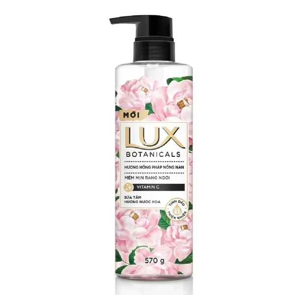 Lux Sữa Tắm Botanicals Hương Hồng Pháp Nồng Nàn (570G*12 Chai)