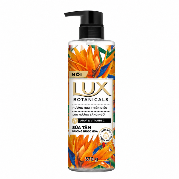 Lux Sữa Tắm Hương Hoa Thiên Điểu (570G * 12 Chai)