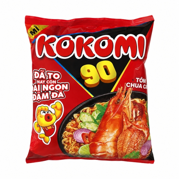 Mì Kokomi Đại 90 Tôm Chua Cay Mn (90G*30 Gói)