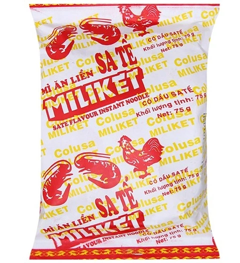Mì Miliket Sa Tế Giấy Vàng (75G*30 Gói)